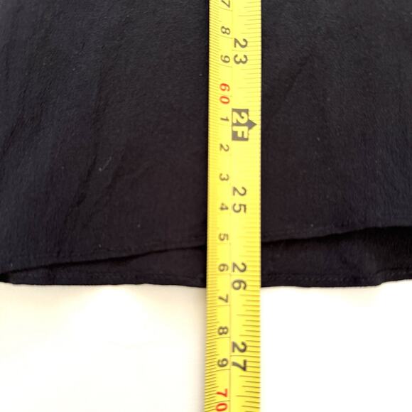 Cami NYC Women 100% Silk Adjustable Spaghetti Strap Camisole Top Black - Picture 8 of 13